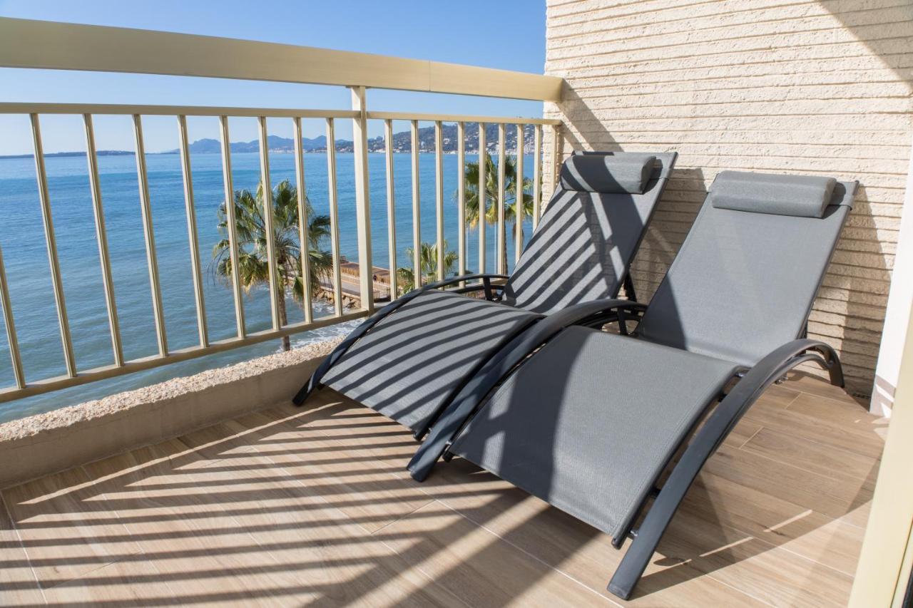 Vue Mer Panoramique, Clim, Balcon Et Plages Antibes Luaran gambar