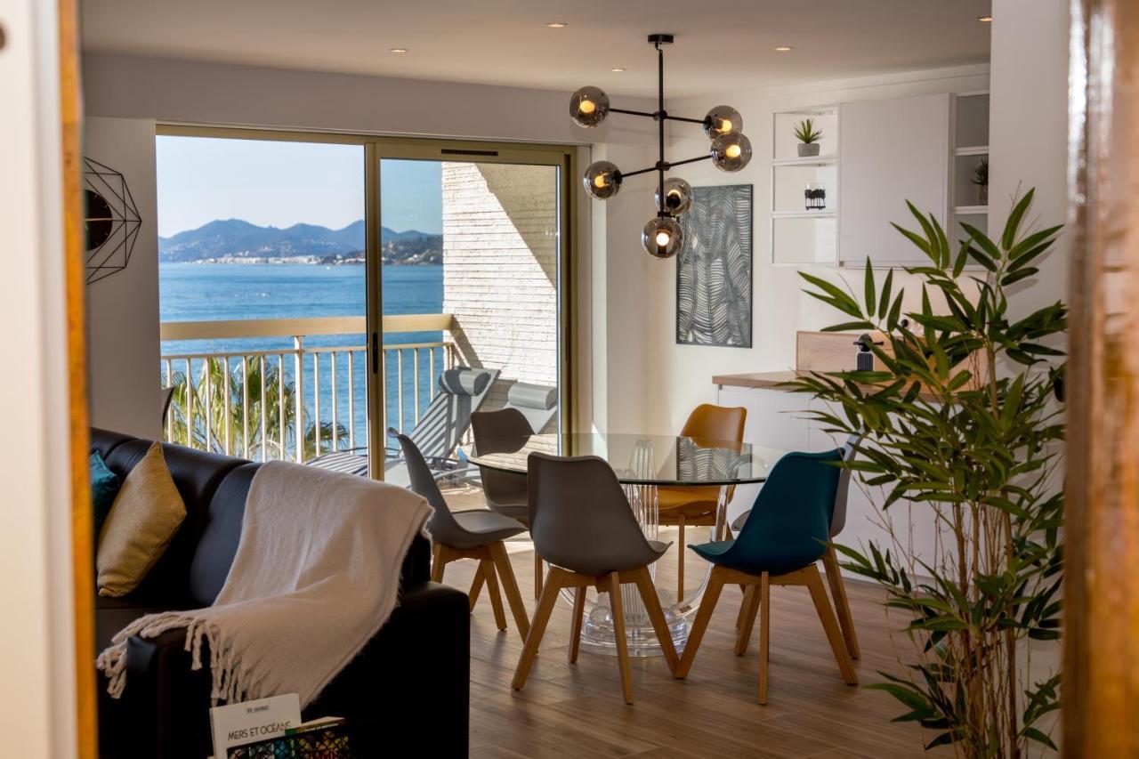 Vue Mer Panoramique, Clim, Balcon Et Plages Antibes Luaran gambar