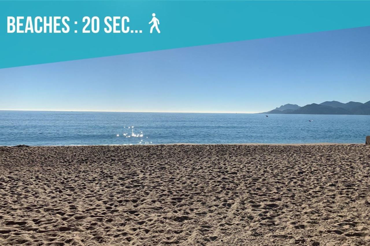 Vue Mer Panoramique, Clim, Balcon Et Plages Antibes Luaran gambar